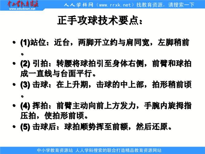 乒乓球横板教学视频,乒乓球横板教学视频:正手基本技术和步法