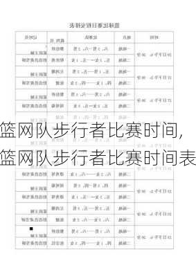 篮网队步行者比赛时间,篮网队步行者比赛时间表