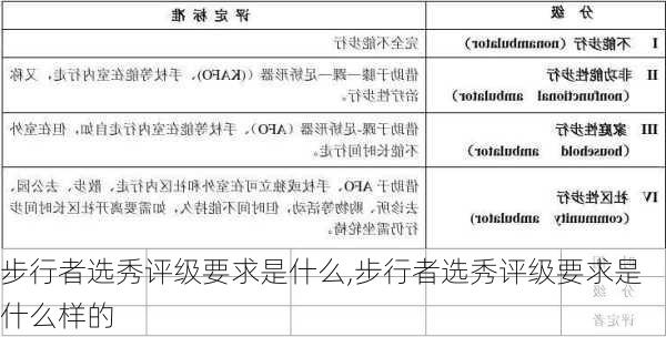 步行者选秀评级要求是什么,步行者选秀评级要求是什么样的