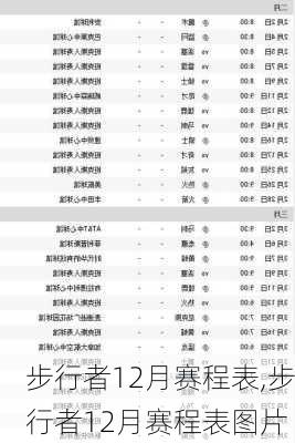 步行者12月赛程表,步行者12月赛程表图片