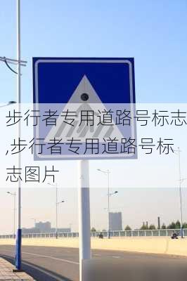 步行者专用道路号标志,步行者专用道路号标志图片